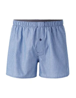 100% katoenen gestreepte boxershort - grijs