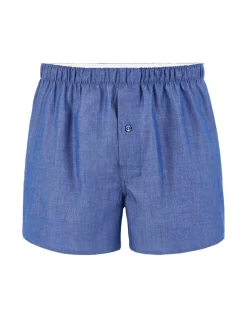 100% katoenen gestreepte boxershort - blauw