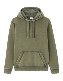 100% katoenen oversized hoodie met capuchon - turquoise