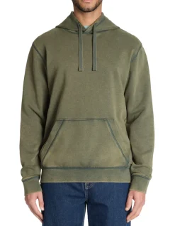 100% katoenen oversized hoodie met capuchon - turquoise