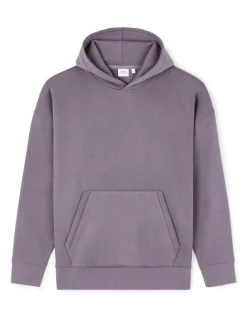 100% katoenen oversized hoodie met capuchon - grijs
