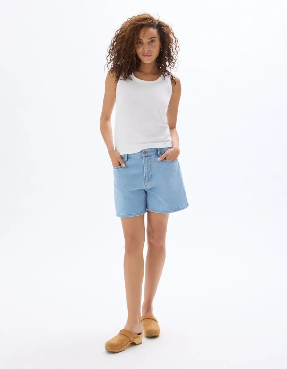 2 maten verstelbare jojo-shorts - lichtblauw