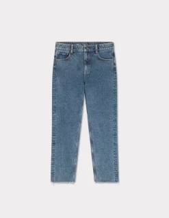 7/8 rechte jeans - blauw