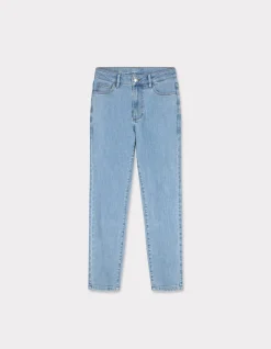 7/8 skinny jeans - lichtblauw