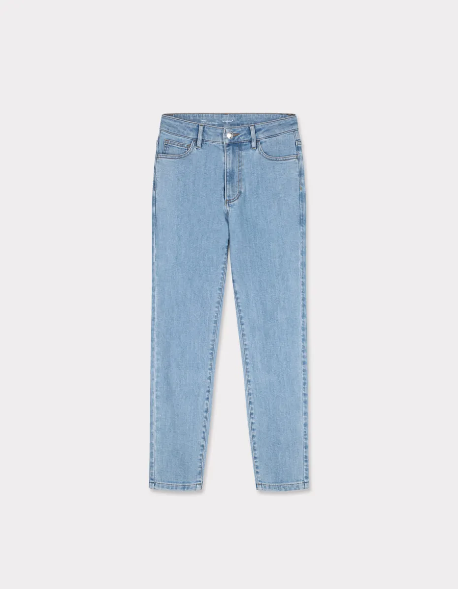 7/8 skinny jeans - lichtblauw