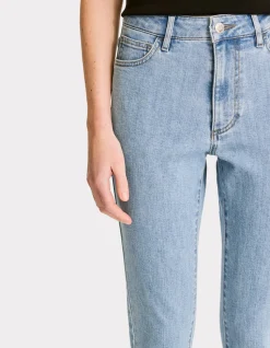 7/8 skinny jeans - lichtblauw