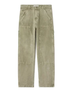 Baggy broek 100% katoen - kaki