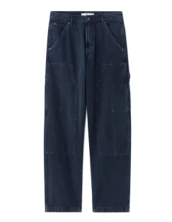 Baggy carpenterbroek 100% katoen - raw