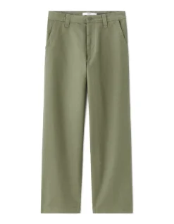 Baggy chino broek 100% katoen - licht kaki