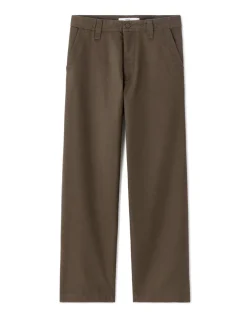 Baggy chinobroek 100% katoen - bruin