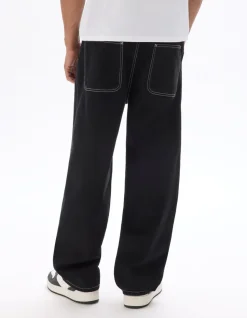 Baggy jeans van 100% katoen - Zwart