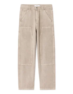 Baggy pantalon 100% katoen - beige