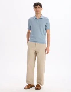 Baggy pantalon 100% katoen - beige