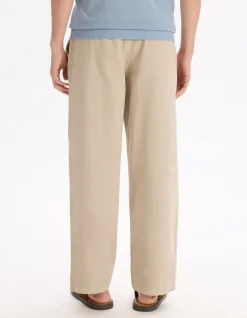 Baggy pantalon 100% katoen - beige