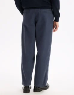 Baggy pantalon 100% katoen - marine