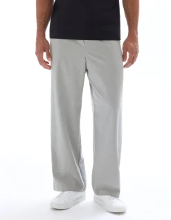 Baggy stretchbroek 24H - lichtgrijs