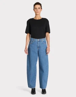 Barrel jeans - blauw