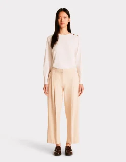 Barrelbroek - beige