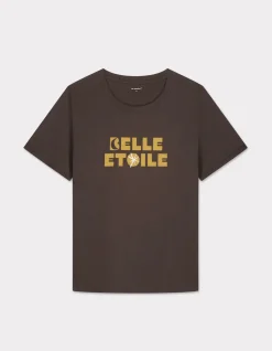 Bedrukt katoenen t-shirt - grijs