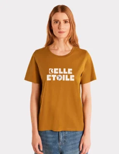 Bedrukt katoenen T-shirt - kaki