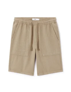 Bermuda 100% katoen - beige