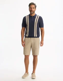 Bermuda 100% katoen - beige