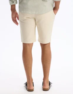 Bermuda 100% katoen - beige