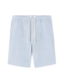 Bermuda 100% katoen - blauw