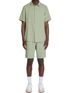 Bermuda 100% katoen - groen