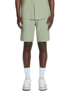 Bermuda 100% katoen - groen