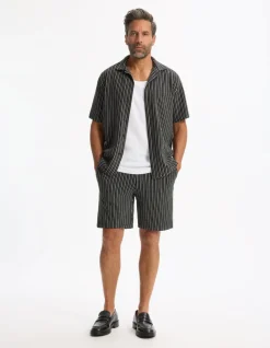 Bermuda 100% katoen - zwart