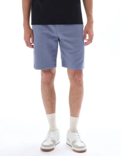 Bermuda 100% katoen canvas - blauw