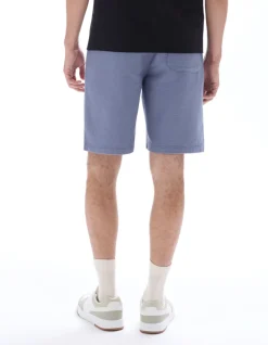 Bermuda 100% katoen canvas - blauw