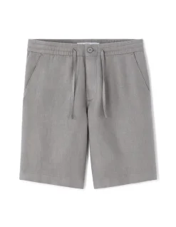 Bermuda 100% linnen - grijs