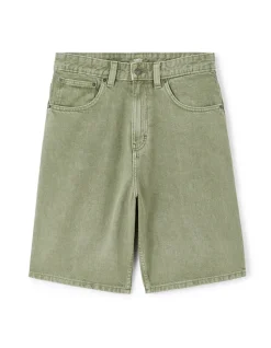 Bermuda baggy en jeans - kaki