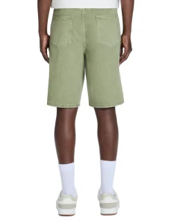 Bermuda baggy en jeans - kaki