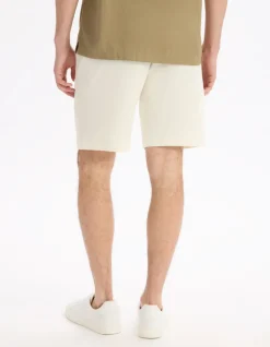 Bermuda katoenmix - beige