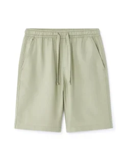 Bermuda TENCEL™ Lyocell en linnenmix - saliegroen