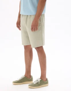 Bermuda TENCEL™ Lyocell en linnenmix - saliegroen