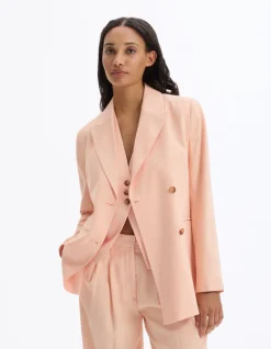 Blazerjasje met lange mouwen - roze