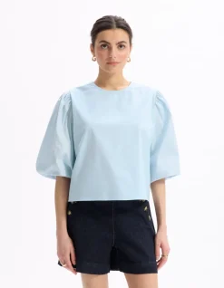 Blouse - lichtblauw
