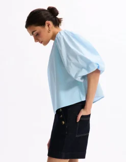 Blouse - lichtblauw