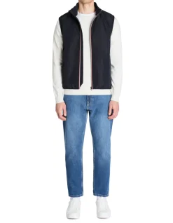 Blouson met hoge kraag - marine