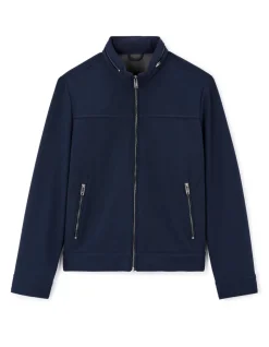 Blouson met opstaande kraag - marine