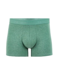 Boxer in uni stretch katoen - groen