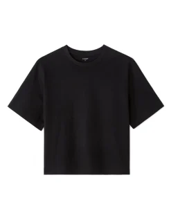 Boxy Heavy Cotton T-shirt - Zwart
