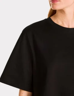 Boxy Heavy Cotton T-shirt - Zwart