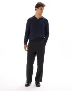 Broek 24H baggy stretch - zwart