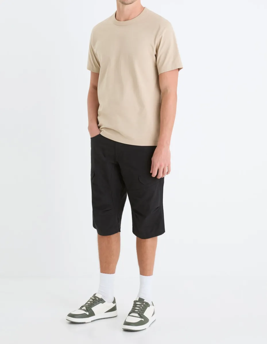 Cargo short van 100% katoen - zwart