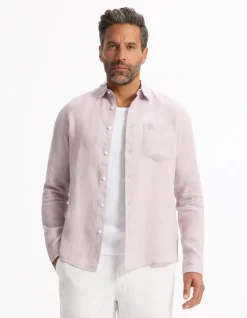 Casual regular fit hemd 100% linnen - Parma